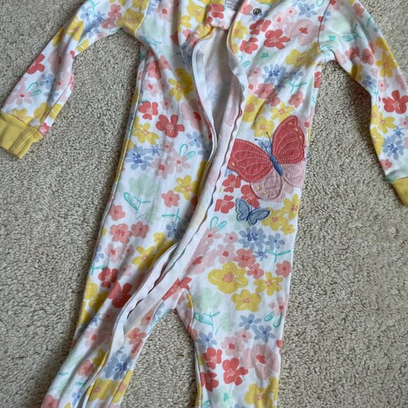 Carter's Bodysuit butterfly for girl toddler 18m floral - Picture 1 of 2